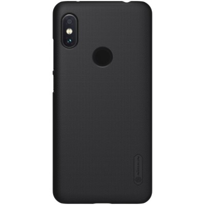 Xiaomi Redmi Note 6 Pro Nillkin Frosted Shield juodas plastikinis dėklas / Priedai.lt