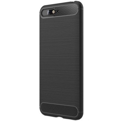 Huawei Y6 2018 (Honor 7A) kieto silikono TPU juodas dėklas - nugarėlė / Priedai.lt