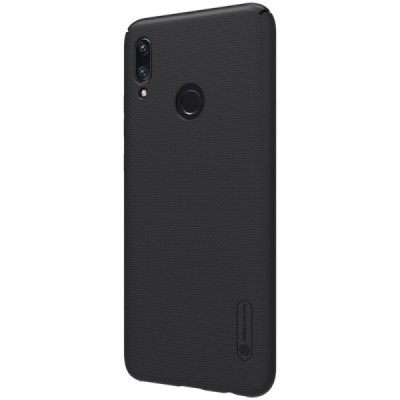 Nillkin Frosted Shield Huawei P smart 2019 (Honor 10 Lite) juodas plastikinis dėklas / Priedai.lt