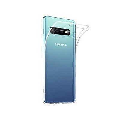 Samsung Galaxy S10 (G973) skaidrus (permatomas) kieto silikono TPU bespalvis dėklas | Priedai.lt