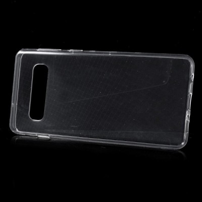 Samsung Galaxy S10 (G973) skaidrus (permatomas) kieto silikono TPU bespalvis dėklas | Priedai.lt