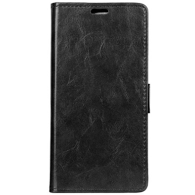 Samsung Galaxy S10+ (G975) atverčiamas juodas odinis dėklas - piniginė / Priedai.lt
