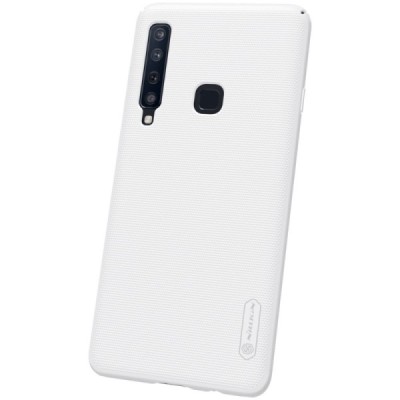 Samsung Galaxy A9 2018 (A9 Star Pro) Nillkin Frosted Shield baltas plastikinis dėklas / Priedai.lt