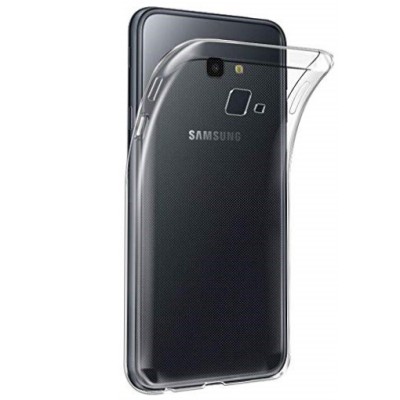 Samsung Galaxy J4+ (J400F) dėklas kieto silikono - TPU skaidrus / Priedai.lt