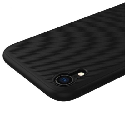 Apple iPhone Xr  „Lenuo“ kieto silikono TPU juodas dėklas - nugarėlė / Priedai.lt