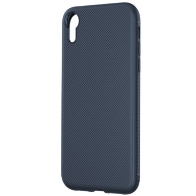 Apple iPhone Xr  „Lenuo“ kieto silikono TPU mėlynas dėklas - nugarėlė / Priedai.lt
