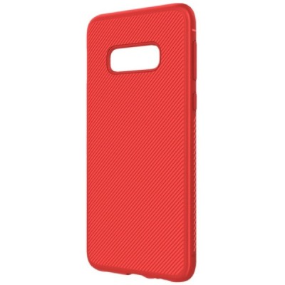Samsung Galaxy S10e (G970) „Lenuo“ kieto silikono TPU raudonas dėklas - nugarėlė / Priedai.lt
