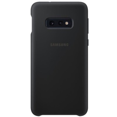 Samsung Galaxy S10e (G970) „Samsung“ Silicone Cover kieto silikono juodas dėklas / Priedai.lt