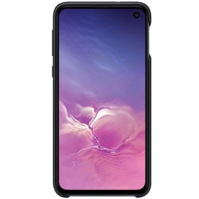 Samsung Galaxy S10e (G970) „Samsung“ Silicone Cover kieto silikono juodas dėklas / Priedai.lt