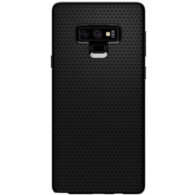 „Spigen“ Liquid Air Samsung Galaxy Note 9 (N960F) juodas kieto silikono dėklas / Priedai.lt