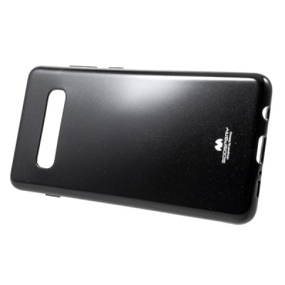 Samsung Galaxy S10+ (G975) Mercury juodas kieto silikono tpu dėklas - nugarėlė / Priedai.lt