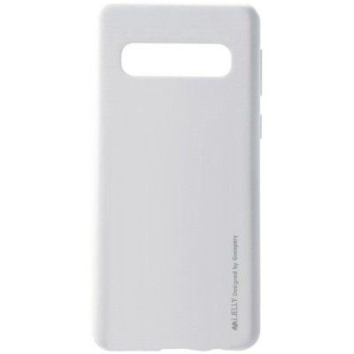 Samsung Galaxy S10+ (G975) Mercury sidabrinis kieto silikono tpu dėklas - nugarėlė / Priedai.lt