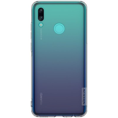 Huawei P smart 2019 (Honor 10 Lite) Nillkin Nature plonas skaidrus (permatomas) silikoninis TPU pilkas dėklas / Priedai.lt