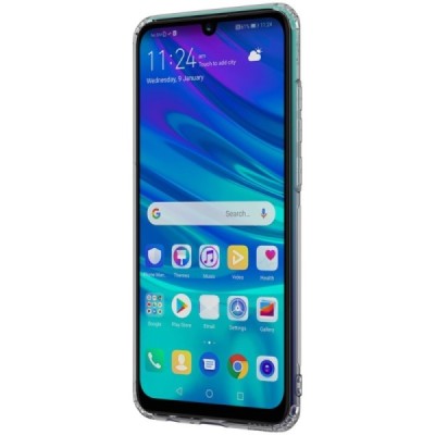 Huawei P smart 2019 (Honor 10 Lite) Nillkin Nature plonas skaidrus (permatomas) silikoninis TPU pilkas dėklas / Priedai.lt