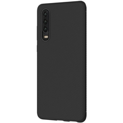 Huawei P30 „Lenuo“ kieto silikono TPU juodas dėklas - nugarėlė / Priedai.lt