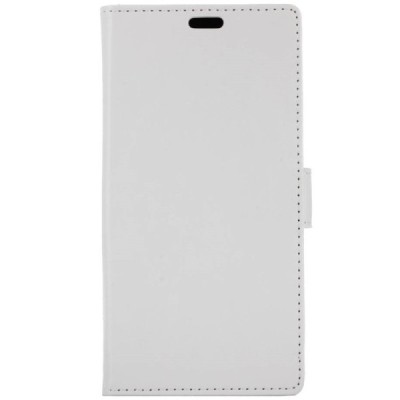 Huawei P30 atverčiamas baltas odinis dėklas, knygutė - piniginė / Priedai.lt
