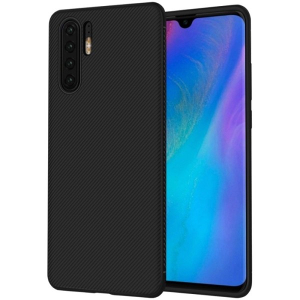 „Lealates“ Kõva silikoon (TPU) kaaned - must (P30 Pro)