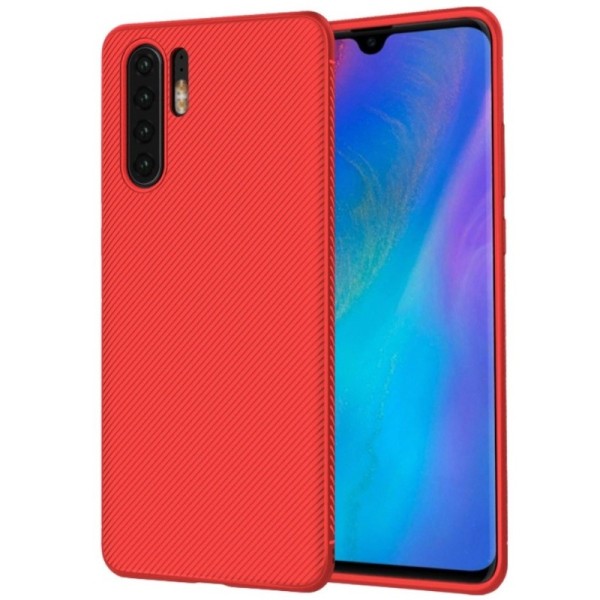 „Lealates“ Kõva silikoon (TPU) kaaned - punane (P30 Pro)