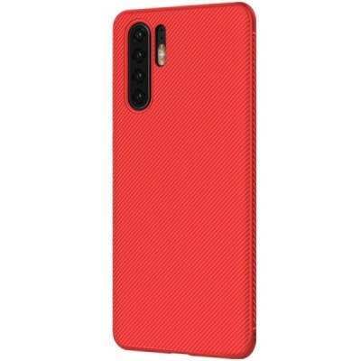 Huawei P30 Pro „Lenuo“ kieto silikono TPU raudonas dėklas - nugarėlė / Priedai.lt