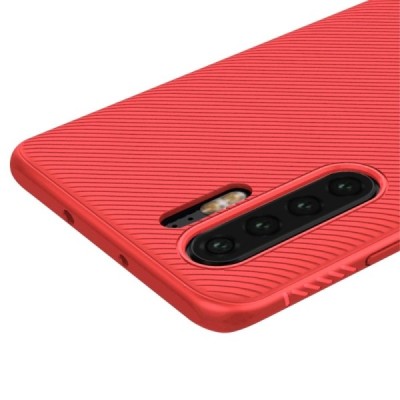 Huawei P30 Pro „Lenuo“ kieto silikono TPU raudonas dėklas - nugarėlė / Priedai.lt