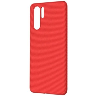 Huawei P30 Pro „Lenuo“ kieto silikono TPU raudonas dėklas - nugarėlė / Priedai.lt