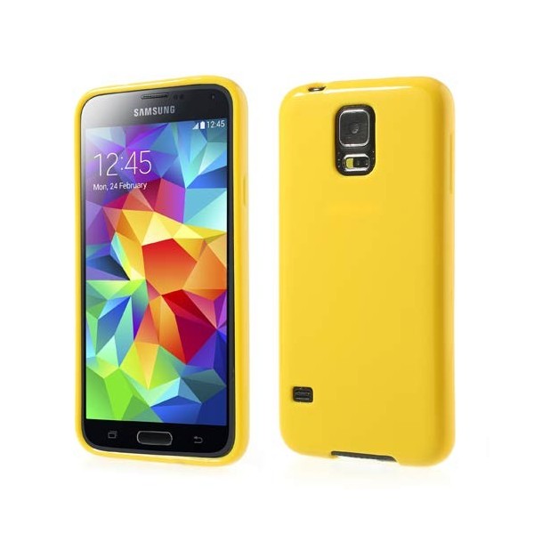 „Jelly Case“ kaaned - kollane (Galaxy S5 / S5 Neo)