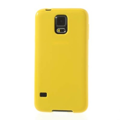 Samsung Galaxy S5 G900 (S5 Neo G903) geltonas tpu dėklas / Priedai.lt