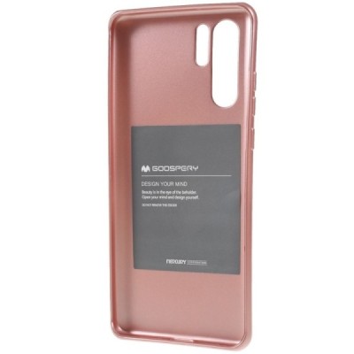 Huawei P30 Pro šviesiai rožinis Mercury kieto silikono (TPU) dėklas - nugarėlė / Priedai.lt