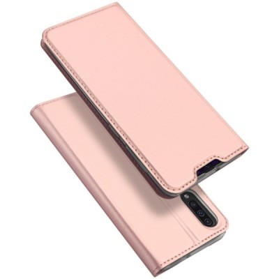 „Dux Ducis“ Skin serijos Samsung Galaxy A50 A505F (A50s A507F, A30s A307F) rožinis odinis atverčiamas dėklas / Priedai.lt