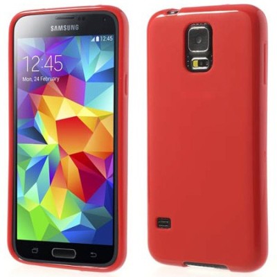 Samsung Galaxy S5 G900 (S5 Neo G903) raudonas tpu dėklas / Priedai.lt