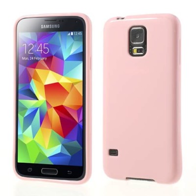 Samsung Galaxy S5 G900 (S5 Neo G903) rožinis tpu dėklas / Priedai.lt