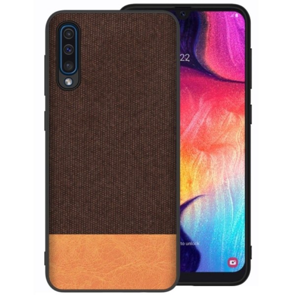 „Fashion“ Kõva silikoon (TPU) kaaned - hele pruun (Galaxy A50 / A50s / A30s)