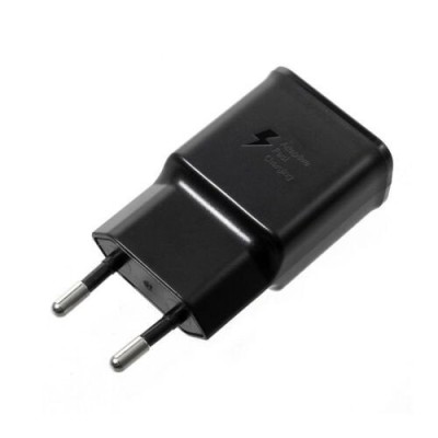 Originalus „Samsung“ Adaptive Fast Charge juodas kelioninis (sieninis) įkroviklis EP-TA200EBE | Priedai.lt