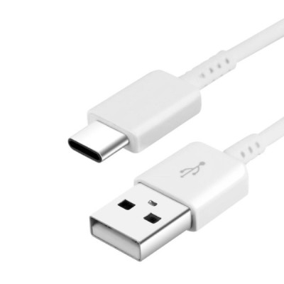 Samsung Type-C USB EP-DG970BWE / EP-DG977BWE baltas laidas 1 m. (originalus) / Priedai.lt
