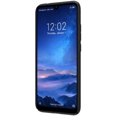 Xiaomi Redmi 7 Nillkin Frosted Shield juodas plastikinis dėklas / Priedai.lt