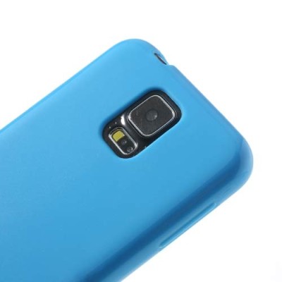 Samsung Galaxy S5 G900 (S5 Neo G903) šviesiai mėlynas tpu dėklas / Priedai.lt