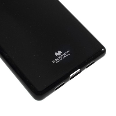 Sony Xperia 10 Plus (XA3 Ultra) Mercury juodas kieto silikono TPU dėklas - nugarėlė / Priedai.lt
