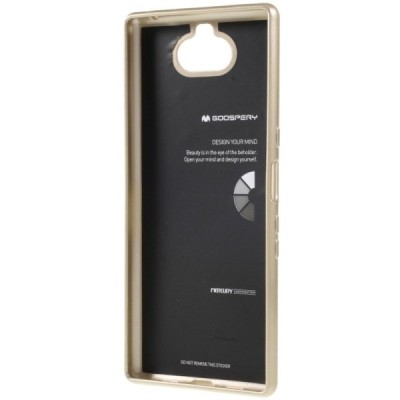 Sony Xperia 10 Plus (XA3 Ultra) Mercury auksinis kieto silikono TPU dėklas - nugarėlė / Priedai.lt