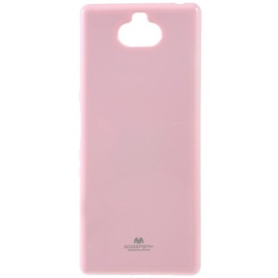 Sony Xperia 10 Plus (XA3 Ultra) Mercury šviesiai rožinis kieto silikono TPU dėklas - nugarėlė / Priedai.lt