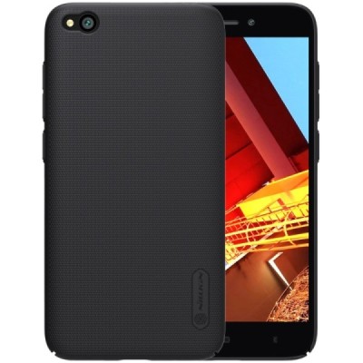 Xiaomi Redmi Go Nillkin Frosted Shield juodas plastikinis dėklas / Priedai.lt