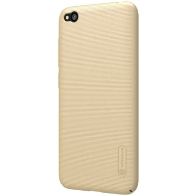 Xiaomi Redmi Go Nillkin Frosted Shield auksinis plastikinis dėklas / Priedai.lt