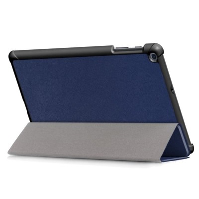 Samsung Galaxy Tab A 10.1 2019 (T515, T510) atverčiamas mėlynas odinis dėklas - knygutė / Priedai.lt