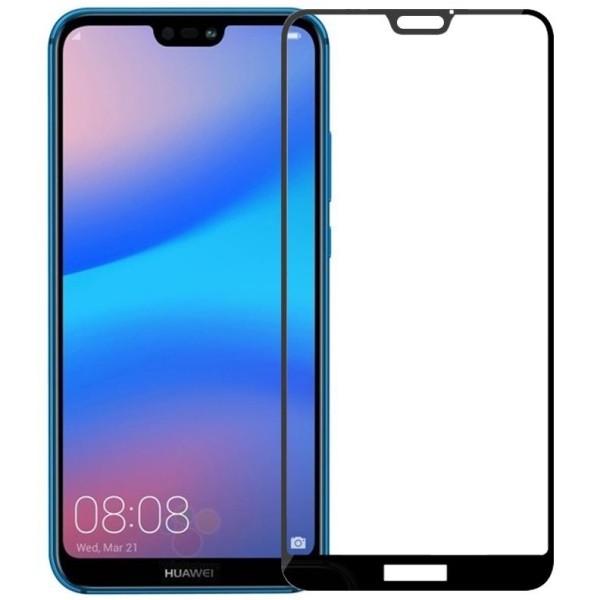 „Amorus“ Tempered Glass täielik katvus kaitsev ekraaniklaas 0.2 mm - must (P20 Lite)