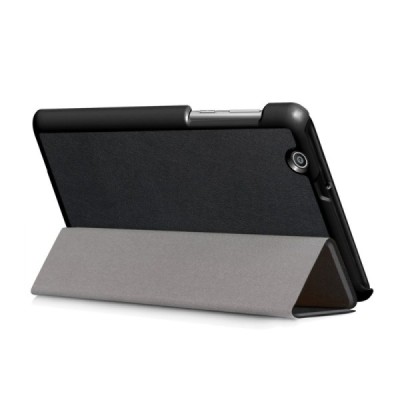 Huawei MediaPad T3 7.0'' 4G / 3G (BG2-U01) atverčiamas juodas odinis dėklas - knygutė / Priedai.lt