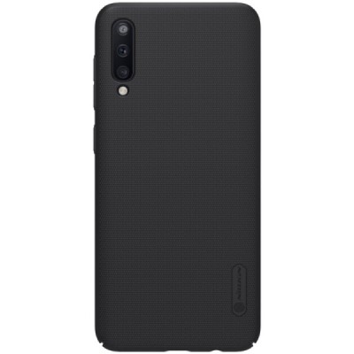 Samsung Galaxy A50 A505F (A50s A507F, A30s A307F) Nillkin Frosted Shield juodas plastikinis dėklas / Priedai.lt