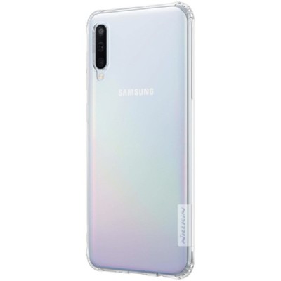 Samsung Galaxy A50 A505F (A50s A507F, A30s A307F) Nillkin Nature plonas skaidrus (permatomas) silikoninis TPU bespalvis dėklas /