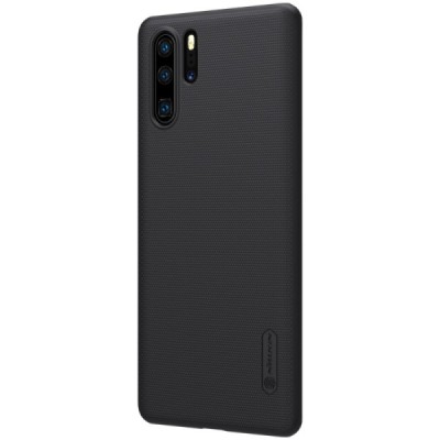 Nillkin Frosted Shield Huawei P30 Pro juodas plastikinis dėklas / Priedai.lt
