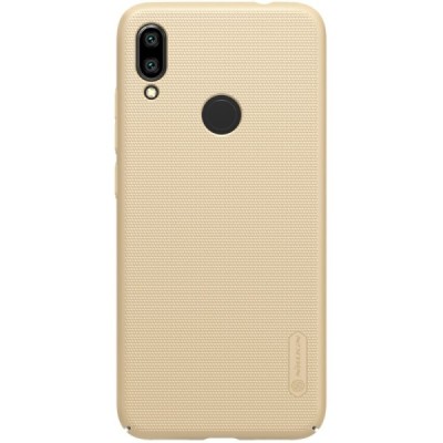 Xiaomi Redmi Note 7 (Redmi Note 7 Pro) Nillkin Frosted Shield auksinis plastikinis dėklas / Priedai.lt