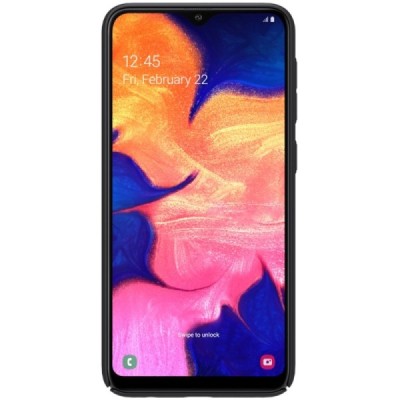 Samsung Galaxy A10 (A105F) Nillkin Frosted Shield juodas plastikinis dėklas / Priedai.lt