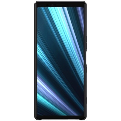 Nillkin Frosted Shield Sony Xperia 1 (XZ4) juodas plastikinis dėklas / Priedai.lt